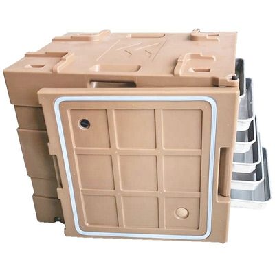 260L Volume Roto-Molded Food Cabinet per la consegna di pasti caldi isolati in servizio in camera