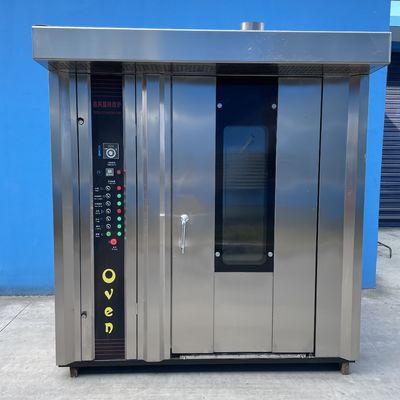 64 vassoi forno rotativo di olio diesel per la linea di produzione di pane macchina a Shanghai