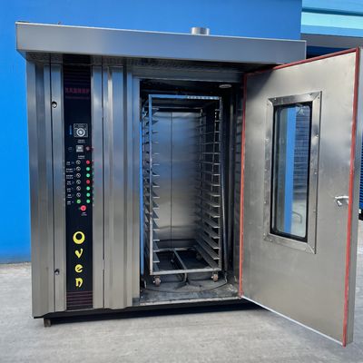 64 vassoi forno rotativo di olio diesel per la linea di produzione di pane macchina a Shanghai