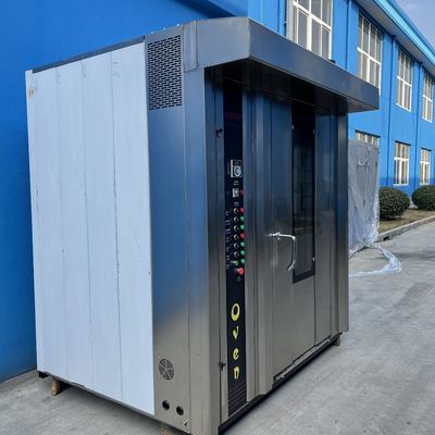 64 vassoi forno rotativo di olio diesel per la linea di produzione di pane macchina a Shanghai