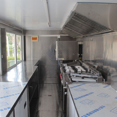 Forno a convezione a ruota stradale a base d'acqua per ristorazione e forno al dettaglio su camion alimentare
