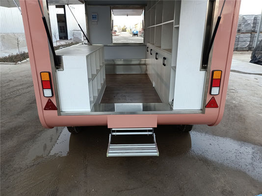 Long Life Retail Mobile Food Truck Abbigliamento stradale Store Trailer Pizza calda