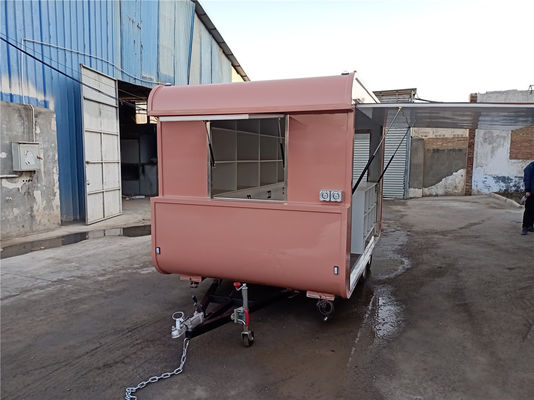Long Life Retail Mobile Food Truck Abbigliamento stradale Store Trailer Pizza calda