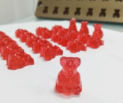 Linea di produzione di caramelle a base di gelatina con macchina per la produzione di caramelle morbide e servo driver