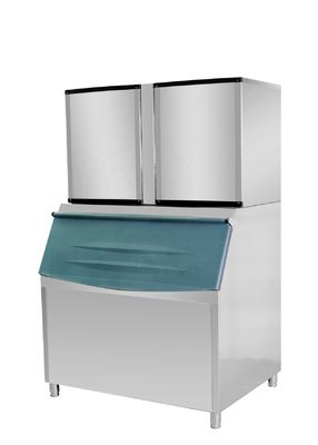Macchina per la produzione di ghiaccio a cubo commerciale 430x520x790 per la produzione di ghiaccio a cubo di grande capacità