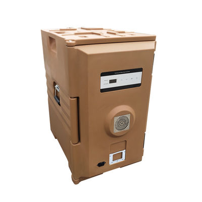 Apparecchiature meccaniche da cucina Scatole alimentare isolante in plastica con ruote statiche