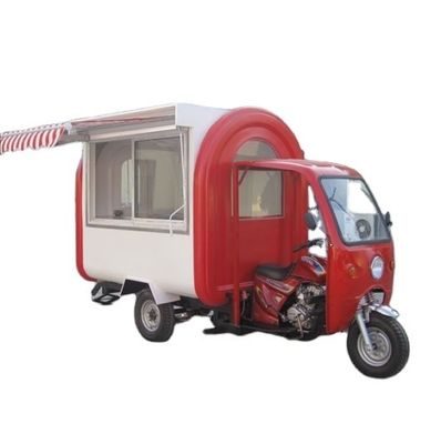 3 ruote mobili tricicli elettrici/a benzina Food Truck per impianti di trasformazione delle verdure