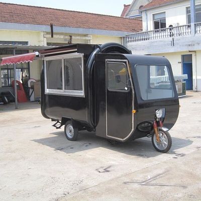 3 ruote mobili tricicli elettrici/a benzina Food Truck per impianti di trasformazione delle verdure