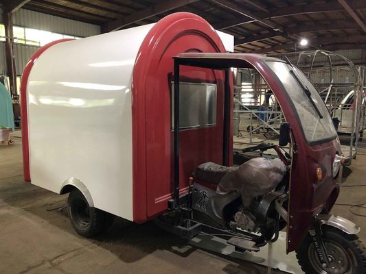 3 ruote mobili tricicli elettrici/a benzina Food Truck per impianti di trasformazione delle verdure