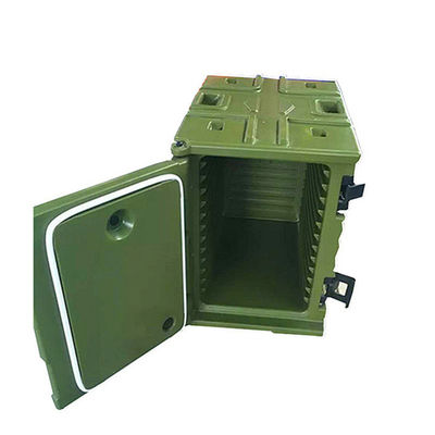 Plastico LLDPE 90L Noodles Fast Food Pan Carrier Transport Box Box Isolato Food Box