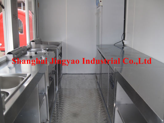 Motorizzato elettrico Mobile Food Trailer in /Australia con 220 Voltage e multifunzione