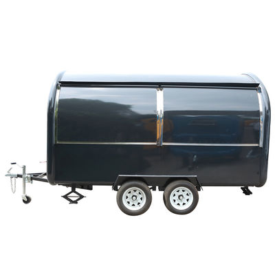 Burger Truck Fast Food Van con carrello di ciambelle di cucina completa Mobile Vending 2300*1750*2100mm
