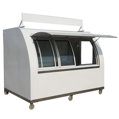 Burger Truck Fast Food Van con carrello di ciambelle di cucina completa Mobile Vending 2300*1750*2100mm