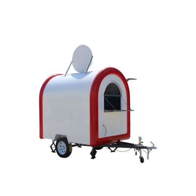 110V/220V/380V Voltage Mobile Food Cart per vendite di hot dog e patatine fritte personalizzate