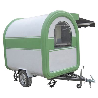 Mini Food Truck/Trailer per fast food 220x160x235cm Video Assistenza tecnica dopo il servizio