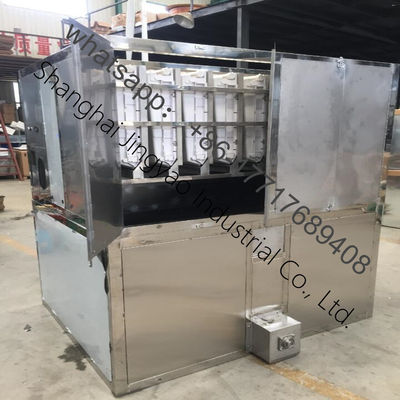 Impianto di fabbricazione Macchine per cubetti di ghiaccio Acqua di raffreddamento Scala industriale Alimenti per pesci commerciali
