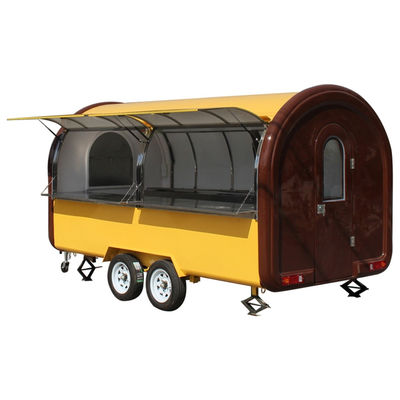 Good Design Mobile Food Truck con elevato livello di sicurezza e piastra di alluminio a Shanghai