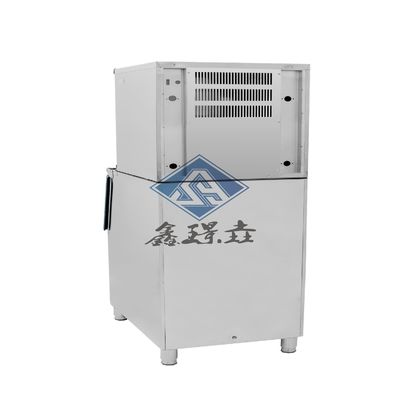 Macchina automatica per la produzione di ghiaccio industriale commerciale da 220 V con capacità di stoccaggio di 300 kg