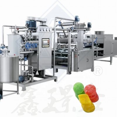 1900x980x1700mm Capacità Linia di produzione di caramelle gelatina per vitamine gommose caramelle