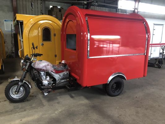 Capacità di carico 1500 kg Benzina Cucina mobile Camion alimentare Moto triciclo e supporto online