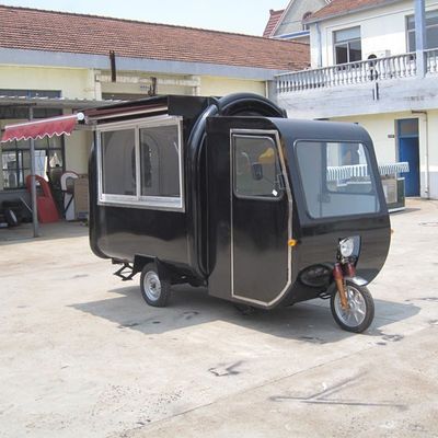 Multifunzionale Food Van Fast Food Mobile Tricycle con 220V di tensione e 1.5kw di potenza