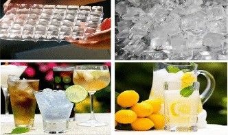 Capacità di stoccaggio di ghiaccio di 200 kg Macchine per la produzione di ghiaccio a cubo con distributore automatico e produzione di ghiaccio