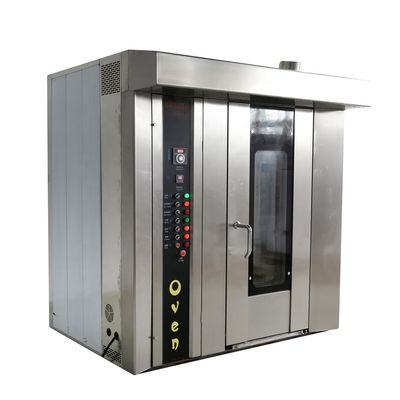 Fonte di alimentazione Gas pane apparecchiatura da forno 32 vassoi forno rotativo macchina da forno commerciale