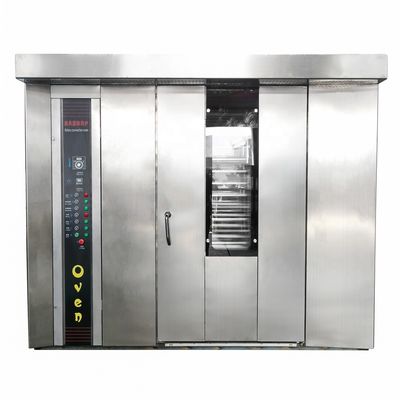 Fonte di alimentazione Gas pane apparecchiatura da forno 32 vassoi forno rotativo macchina da forno commerciale