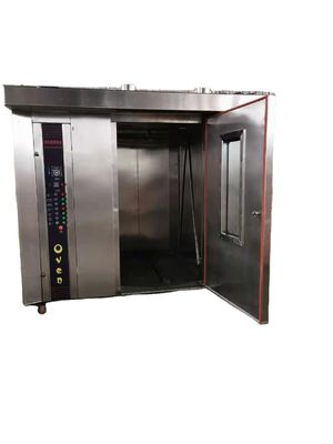 Fonte di alimentazione Gas pane apparecchiatura da forno 32 vassoi forno rotativo macchina da forno commerciale