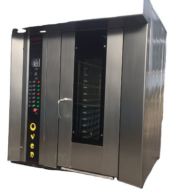 Fonte di alimentazione Gas pane apparecchiatura da forno 32 vassoi forno rotativo macchina da forno commerciale