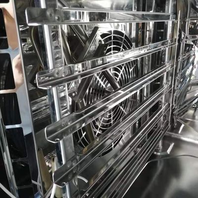Forno combinato a convezione a gas a 8 vassoi per la cottura del pane francese certificato CE e potenza 18,6 kW