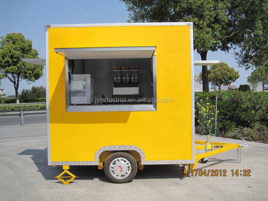 Cucina su misura su Go Road Wheel Crepe Food Cart per alberghi e camion rimorchiatori di gas