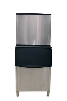 Macchina per cubetti di ghiaccio industriali completamente automatica in acciaio inossidabile con distributore d'acqua