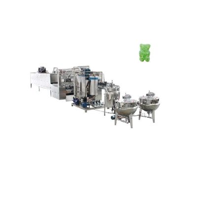 220V Voltage Automatic Gummy Machine per la fabbricazione di caramelle di orso gommoso in bevande alimentari