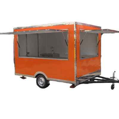 2300*1650*2300mm Camionetto mobile per il barbiere Modern Crepe Trailer per vendite di bevande e alimenti