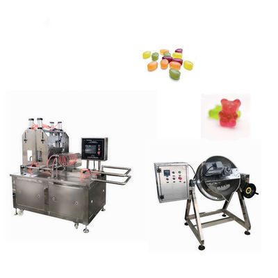 Capacità di produzione 20-50 kg/h Macchina per la fabbricazione di caramelle gommose con materia prima gelatina