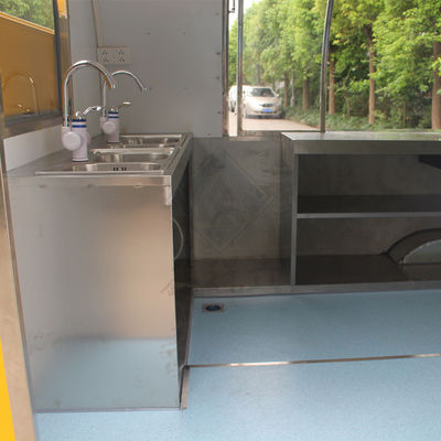220V camion mobile fast food per rimorchi a flusso d'aria