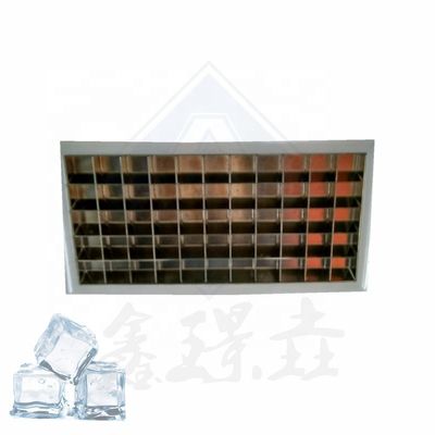 Alberghi Ice Cube Machine Commerciale 5000kg Evaporatore per raffreddamento Via di raffreddamento dell'acqua