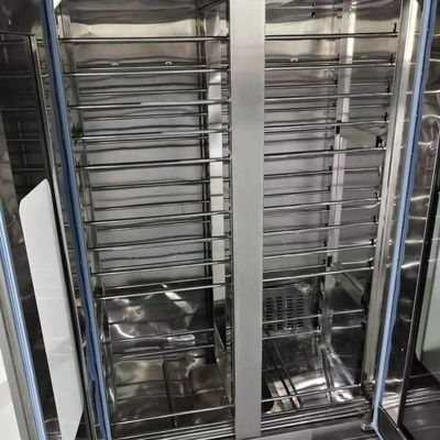 Gabinetto elettrico per la prova del pane e del pane con vassoio e efficienza di 2,6 kW