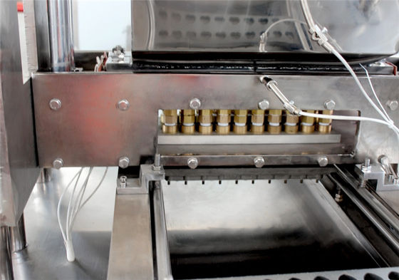 Deposito di zucchero doppi colori macchina gommosa Hamburgo Pizza gelatina macchina per fare caramelle