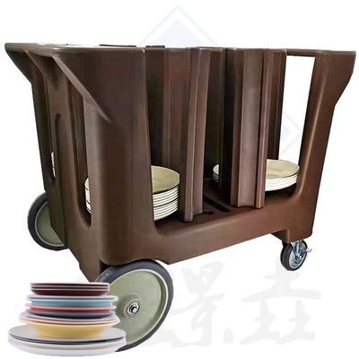 Plastico Hotel Buffet Food Equipment Serving Trolley per i piatti del ristorante Collezione