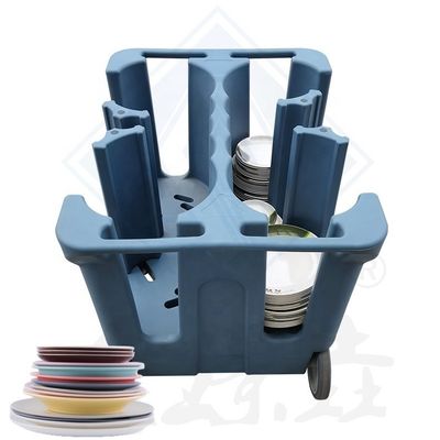 Plastico Hotel Buffet Food Equipment Serving Trolley per i piatti del ristorante Collezione
