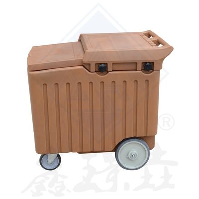 2023 Rotomolding Plastic Ice Collecting Trolley facile da pulire e perfetto per lo stoccaggio