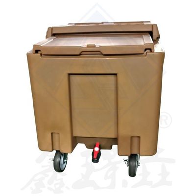 2023 Rotomolding Plastic Ice Collecting Trolley facile da pulire e perfetto per lo stoccaggio