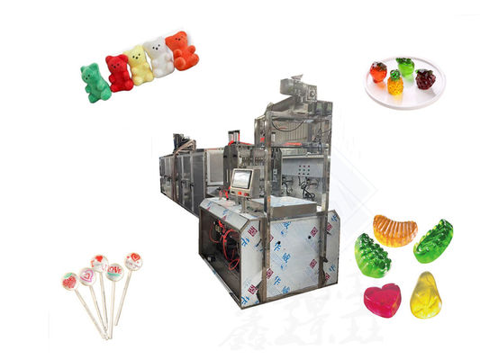 Macchina automatica per la produzione di caramelle e zuccheri per compresse di tipo lollipop con una capacità di 40-50 kg/h