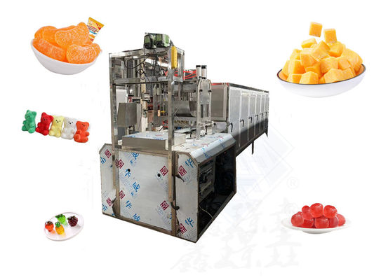 Macchina automatica per la produzione di caramelle e zuccheri per compresse di tipo lollipop con una capacità di 40-50 kg/h