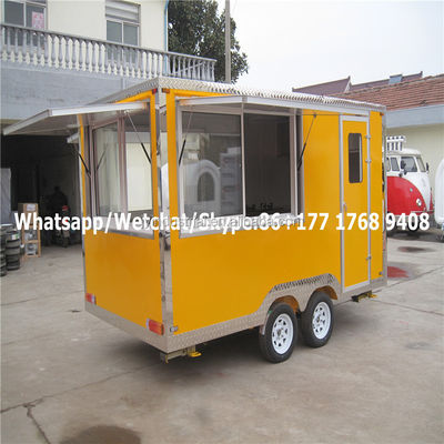Camion alimentare mobile con macchinetta per caramelle di cotone e carrello 2300*1650*2300mm Voltaggio 220V