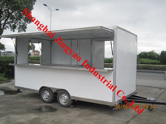 Camion alimentare mobile con macchinetta per caramelle di cotone e carrello 2300*1650*2300mm Voltaggio 220V