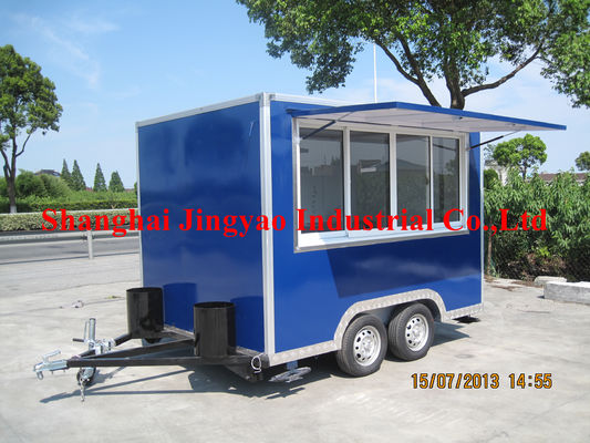 Camion alimentare mobile con macchinetta per caramelle di cotone e carrello 2300*1650*2300mm Voltaggio 220V
