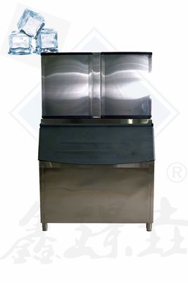 1000 kg Macchina industriale per la produzione di ghiaccio per l'efficienza e l'automazione dei negozi alimentari